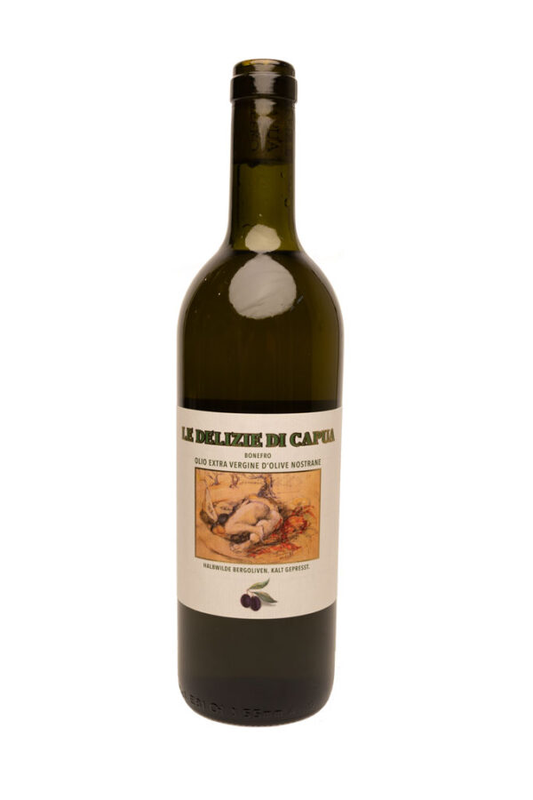 Olivenöl Le Delizie Di Capua in Rohkost-Qualität, 750 ml